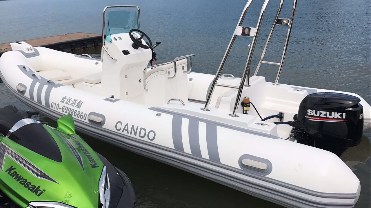 CE 5.8m Fiberglass Hull Inflatable Boat（RIB580）